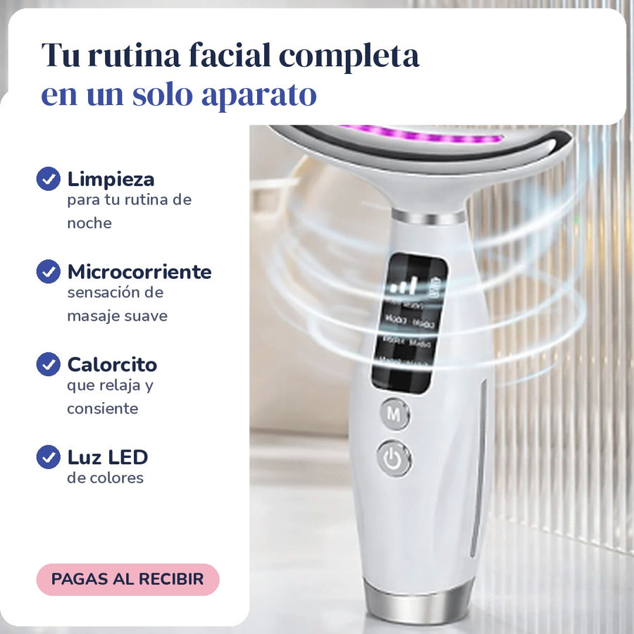 Masajeador Facial LED